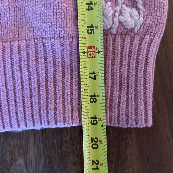 LoveShackFancy Union Collared Pullover in Rose Blush Size XS - Picture 16 of 16